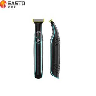 China Easto Blade Body Electric Shaver Trimmer Battery Men's Hair Razor One Blade Single Blade Electric Razor for sale