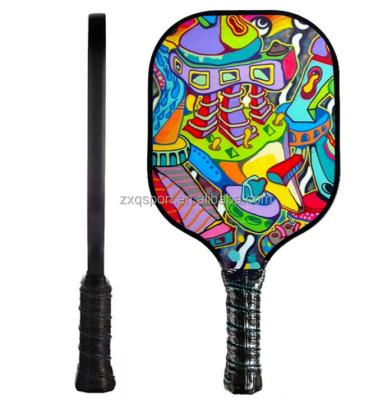 China Carbon+PP Custom Kids Pickleball Paddle Set Pickleball Paddle Junior Polymer Honeycomb Core Child Size Pickleballl Paddles for sale