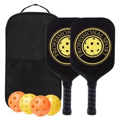 China Carbon fiber+pp Customize Shape and Design Graphic Honeycomb Core Pickleball Paddle Your Own Pickleball Racket Set for sale