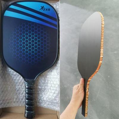 China Fiberglass +PP Odm Carbon Fiber Nomex Outer Core Pickleball Paddles UV Printed Pro Super Graphite Light Pickleball Paddle for sale