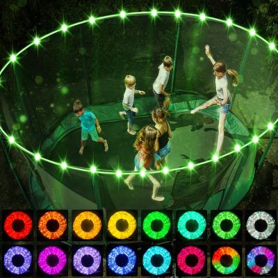 China With Protective Net Led Light 10m 12m 14m 16m Trampoline String Trampoline Led Lights With Vibration Sensor Fit 10ft 12ft 14ft 16ft Trampoline for sale