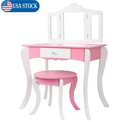 China Storage Home Furniture Low Price In Makeup Designs Wooden Mirror With Drawer Sets Modern White Dresser for sale