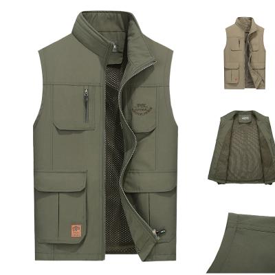 China Hot Selling Anti-wrinkle Army Pockets Cargo Vest Multi Pocket With Cheap Price for sale