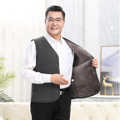 China Anti-pilling high quality men sweater bodywarmer fleece vest with cheap price for sale