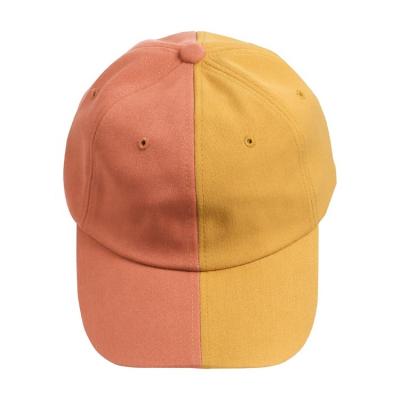 China breathable & New Style Waterproof Custom Design Baseball Cap White Washed Cotton Two Tone Dad Hat for sale