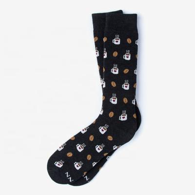 China Wholesale Custom High Quality Sporty Jacquard Crew Dress Socks for sale