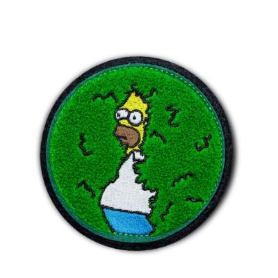 China Handmade Custom Brand Logo Patch Custom Design Felt Chenille Embroidered Patches and Badges for sale