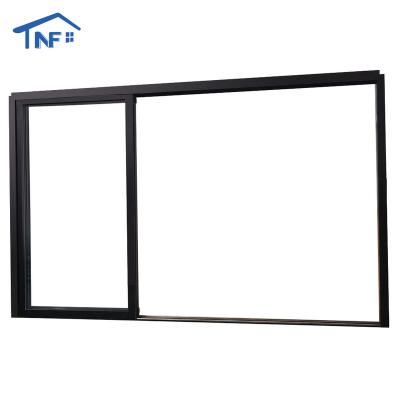 China Free sample thermal insulation villa thermal break profile frame aluminum clear glass sliding doors for sale for sale