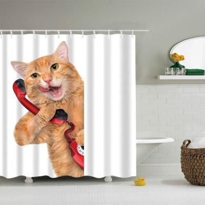 China New Products Launched Durable Exquisite Bath Stocked Set Waterproof Shower Curtain for sale