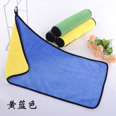 China Powerful decontamination The Chinese factory's main product is absorbent and thickened double-sided car wiping towel for sale