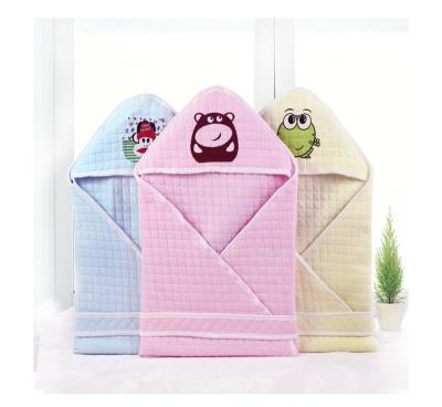 China Viable Factory Wholesale High Quality Cotton Blanket Sleeping Bag Baby Towel Blanket for sale