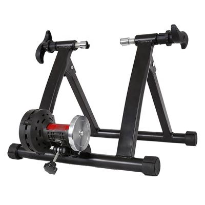 China Steel Frame With Magnetic Hot 7 Wheel Bicycle Level Line Controlled Trainer From Factory for sale