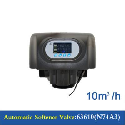 China Válvula negra de Multiport del suavizador de agua con el conector de salida de la señal 63610 (F74A3) en venta