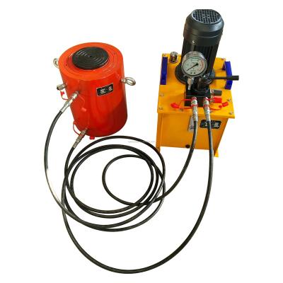 China Electronic Hydraulic Power Jack Lifting Jack 100t Construction Hydraulic Jack System for sale