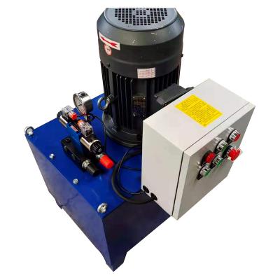 China Construction 700 Bar Hydraulic Power Pack 220v Small Unit 220v Hydraulic Pump Portable Station for sale