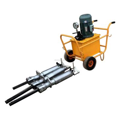 China Construction portable hydraulic stone rock drill machine rock splitting splitter on sale for sale