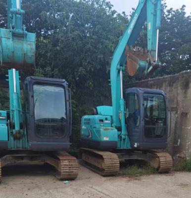 China Kleine 7.5t benutzte Kobelco Bagger kobelco zweite Hand Baggers SK75 zu verkaufen