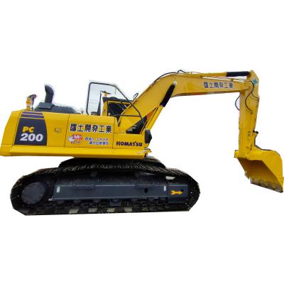 China Material de construcción medio usado de segunda mano del excavador 20T del excavador PC200 KOMATSU de KOMATSU en venta