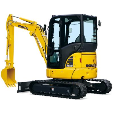 China PC35 utilizó el cavador de la agricultura de Mini Excavator Komatsu Crawler Excavator en venta