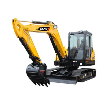 China La correa eslabonada de SANY SY55 utilizó a Mini Digger Earthmoving 6 toneladas en venta