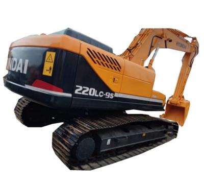 China 22 Tonne 220LC-9S benutzte Hyundai-Bagger Crawler Backhoe Excavator zu verkaufen