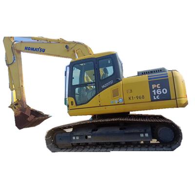 China Hydraulische Raupe benutzte KOMATSU-Bagger PC160LC 16 Ton Backhoe Excavator zu verkaufen