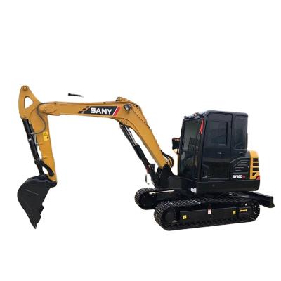 Κίνα Χρησιμοποιημένος μίνι Backhoe 6 τόνου Sany SY60C εκσκαφέων αντιολισθητικών αλυσίδων υδραυλικός υπέρ εκσκαφέας προς πώληση