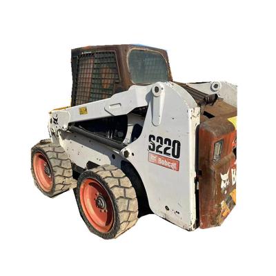 China Rotluchs S220 benutzte Mini Wheel Loader Mini Skid-Ochse-Lader zu verkaufen