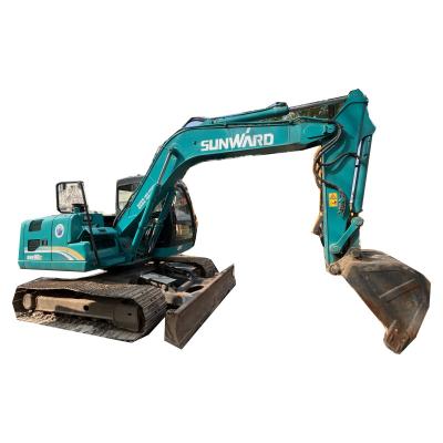 China Original Used Sunward Swe90E Mini Excavator Home Use Agriculture Construction for sale