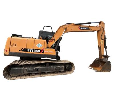 Κίνα 13 Backhoe εκσκαφέων SANY SY135C Sany τόνου μίνι χρησιμοποιημένος υδραυλικός εκσκαφέας αντιολισθητικών αλυσίδων προς πώληση