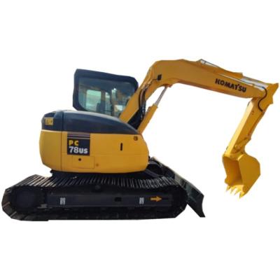 Κίνα KOMATSU PC78US 6 χρησιμοποιημένος μίνι εκσκαφέας 7 τόνος προς πώληση