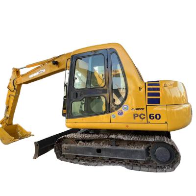 중국 6 Ton Used Mini Excavator Used Komatsu Excavator PC60 7 판매용