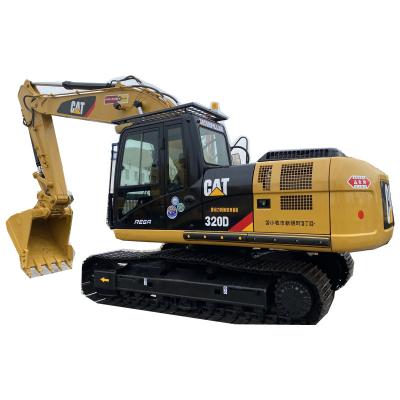 중국 구조를 이동하는 중고 매체 CAT 320D 굴삭기 지구 판매용