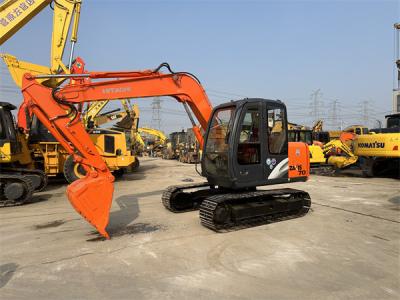 China Gebraucht Bagger Hitachi ZX70 Hydraulischer Crawler Bagger Gebraucht 7 Tonnen Mini Hitachi Bagger 70 zu verkaufen