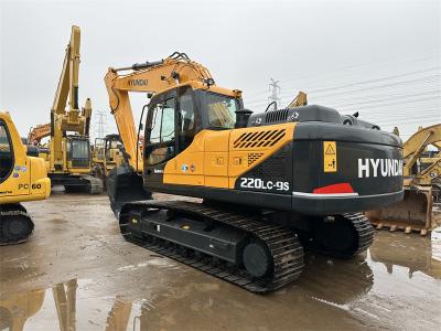 China Used Hyundai 220LC-9S Excavator 22 Ton Hyundai 220 Mining Digger zu verkaufen