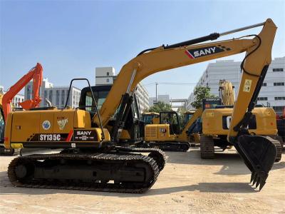 중국 Used Hydraulic Excavator Second Hand Sany SY135C Excavator 판매용