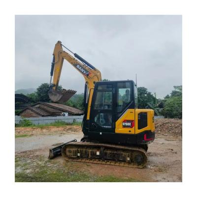 China China Sany SY60C Pro Used Excavator Second Hand 6 Ton Sany Sy60 Mini Digger for sale