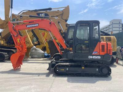 Китай Подержанный экскаватор Doosan DH55 Mini Second Hand Doosan Crawler Digger продается