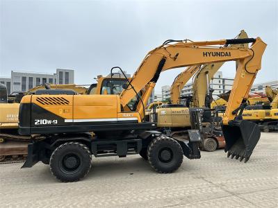 Китай отремонтированный Подержанный Hyundai R210W-9 Колесный экскаватор Подержанный Hyundai 21 Ton 210 Колесный экскаватор продается