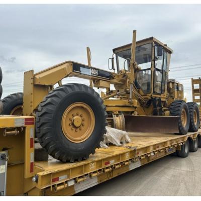 Cina 7.5m Turning Caterpillar 140H Motor Grader Road Leveler con motore 3176C in vendita