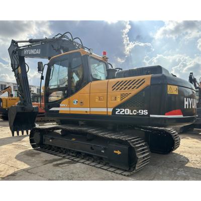 China 22 Ton Korea Used Hyundai R220LC-9S Excavator Hyundai 220 Crawler Digger for sale