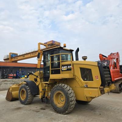 China Pequeño cargador de ruedas delanteras CAT 924K pintura con motor Caterpillar C7.1 en venta