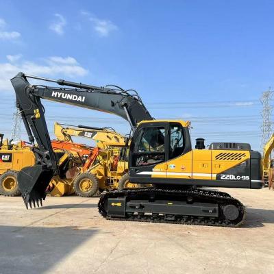 China Korea Originele Hyundai R220 Crawler Graafmachine Gewicht 22 Tonnen Te koop