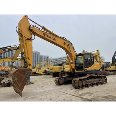 China Originalfarbe Hyundai R220LC Bagger mit Breaker Hammer Line zu verkaufen