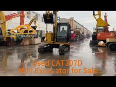 Used CAT 307D Caterpillar Excavator Mini Digger Hot Selling