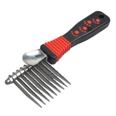 China Viable Open Hair Solvent Hair Comb Knot Pet Solution Pet Grooming Solution Dog Comb for sale