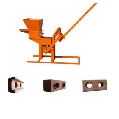 China Building Material Shops Manual Clay Brick Machine Paver Interlocking Brick With Hand Press for sale