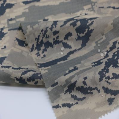 China Breathable 100% Nylon Camouflage Ripstop Camouflage Waterproof Fabric for sale