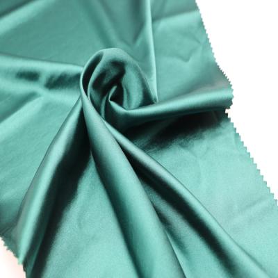 China Memory Polyester 100% Shinny Satin Fabric, Good Handfeeling for Wedding Dress, Sleepwear, Tie, Garment Lining for sale