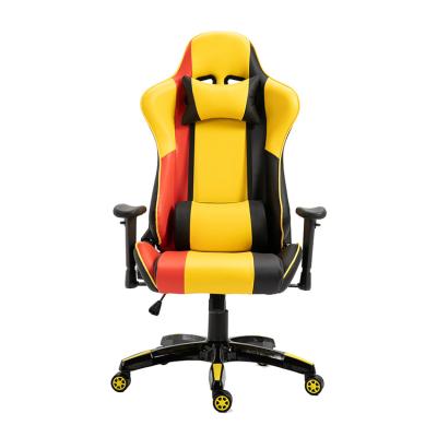 China PU Computer Computer Silla Gamer Light Massage Racing Leather Gaming Chair (Size) High Post-market Cheap Adjustable for sale